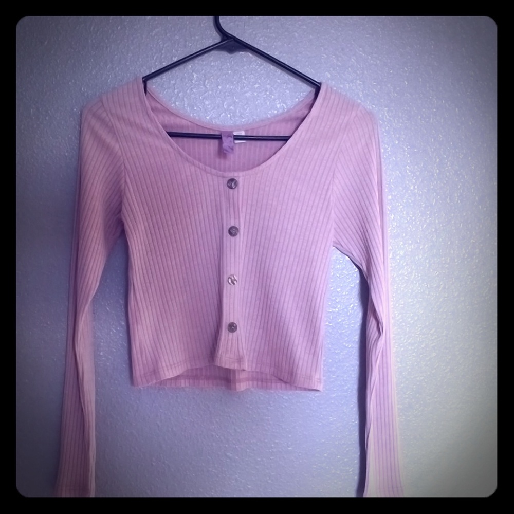 FRANSCESCAS LIGHT PINK LONG SLEEVE